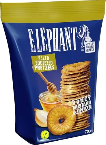 Elephant Prezels Honig-Senf-Zwiebel, 70 g von Elephant