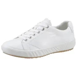 ARA Damen Avio Low-cut Sneaker - Weiß, 38.5 EU Weit - Damen-Sneaker mit weichem Wechselfußbett aus Bamboo für optimalen Komfort und ein angenehmes Tragegefühl.