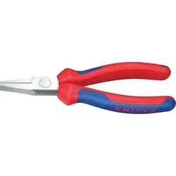 KNIPEX Flachzange mit poliertem Kopf und Mehrkomponenten-Kunststoffhüllen
