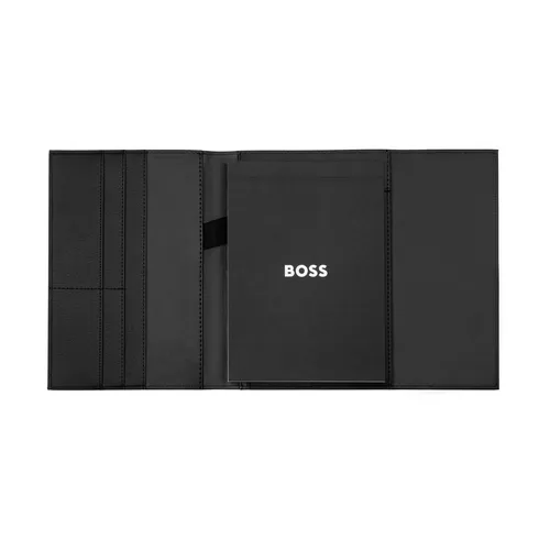 Hugo Boss Folder A5 Double B Black & Gun