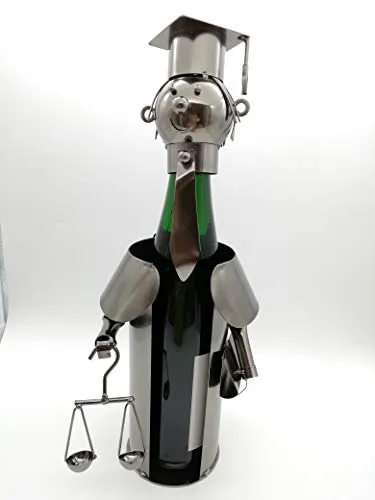 Flaschenhalter Anwalt Metall 33 cm