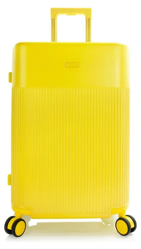 Heys HiLite 4 Rollen Trolley M 63.5 cm – Gelb mit Dehnfalte