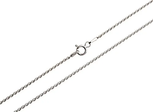 Kordelkette, Silberkette - 1,4mm Breite - Länge wählbar 38cm-100cm - echt 925 Silber