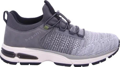 bugatti Textil Sneaker grau 44 EU - Sneaker in Größe 44, aus hochwertigem Textil, perfekt für den Freizeitlook und mit bequemer EVA-Sohle für optimalen Komfort.