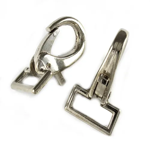 Schnappkarabiner Vernickelt 60 x 36mm Gurtbreite: 27mm Karabiner 5