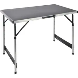 Spetebo Höhenverstellbarer Alu Campingtisch 100x60 cm