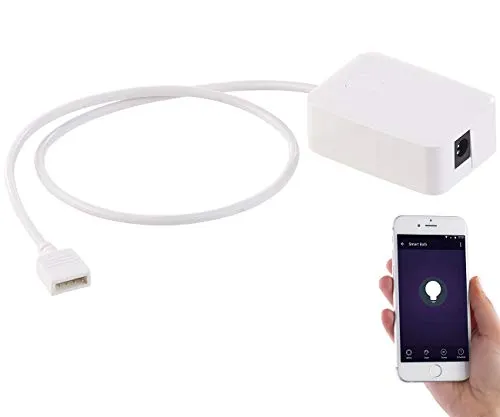 Luminea Zubehör zu Alexa-LED-Strips: WLAN-Controller (LED Serie LAT), Amazon Alexa & Google Assistant komp. (Flexible Streifen, SMD-Streifen-Licht, Band)