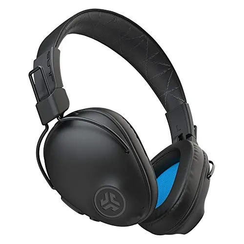 JLab Studio Pro Wireless Over-Ear Bluetooth Kopfhörer Schwarz - Kopfhörer mit integriertem Mikrofon und faltbarem Design für unterwegs, ideal für Musikgenuss und Telefonate.