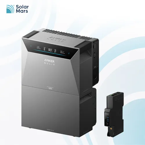 Anker SOLIX Solarbank 4 E5000 Pro mit BP5000 – 10kWh - Effiziente Solarbank für Solar- und Windenergie. Mit 10kWh Kapazität und 10 Jahren Herstellergarantie, ideal für nachhaltige Energieversorgung.