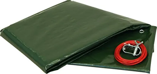 Abdeckplane Oval 916x460 cm, 180 gr./m² Winterabdeckplane aus PEB