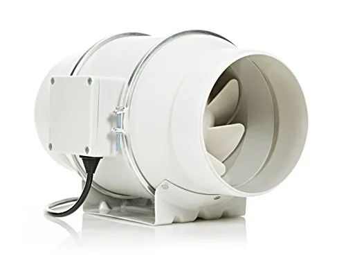 STERR Rohrventilator DFA150 Kanalventilator 150 mm / 6'' - Industrieventilator Niedriger Energieverbrauch