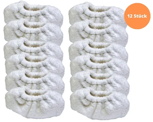 12x Tücher für Kärcher Dampfreiniger EasyFix SC 2, SC 3, SC 4, SC 5