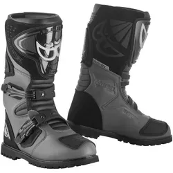 Berik All Terrain Adventure Motorradstiefel Größe 44 - Wasserdichte Motorradstiefel aus robustem Leder mit Gummisohle für optimalen Grip, ideal für Abenteuerfahrten und jeden Wetterbedingungen.