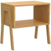 2er Set Nachttisch Nachtkommode in beige von Costway