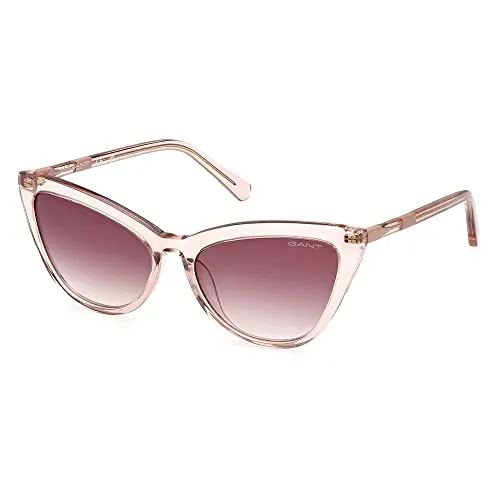 Gant Sonnenbrille GA8096 72F 56 Damen Rosa - Damen Sonnenbrille im trendigen Katzenaugen-Stil, mit 100% UV-Schutz und stylishen lila Verlaufsgläsern – perfekt für sonnige Tage!