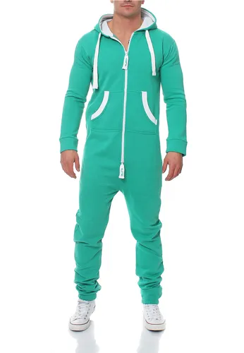 Herren Jumpsuit 9T5 mit Baumwolle Jogginganzug Trainingsanzug Einteiler Overall