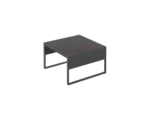 Designer Couchtisch Schwarz aus Holz für das Arbeitszimmer - Moderner Couchtisch in Schwarz, quadratisch (60x60x35 cm), aus hochwertigem Holz gefertigt. Ideal für den Innenbereich, mit einfacher Wartung und 2 Jahren Garantie. Perfekt als stilvolles Möbelstück im Arbeitsbereich.