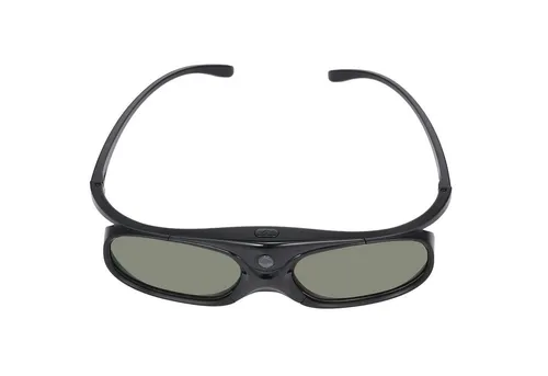 TPFNet 3D-Brille Aktive Shutterbrille für DLP 3D Beamer - Wiederaufladbare 3D-Brille in elegantem Schwarz, ideal für beeindruckende 3D-Erlebnisse mit DLP-Technologie. Perfekt für Filmabende und Gaming.