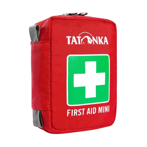 Tatonka First Aid Mini Farbe red - Kompaktes Erste-Hilfe-Set - Sonstige Outdoor Notfallausrüstung, ideal für unterwegs und bietet essentielle medizinische Utensilien in einer handlichen Größe.