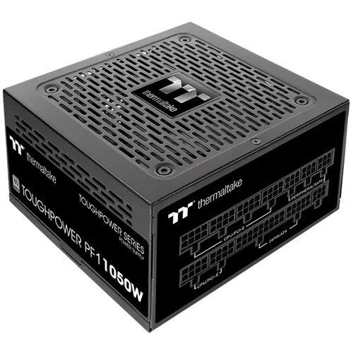 Thermaltake Toughpower PF1 1050W PC Netzteil 80PLUS Platinum - Netzteil mit 1050W, 80 PLUS Platinum Effizienz und 120mm Lüfter für optimale Kühlung. Kompakt und ideal für leistungsstarke Gaming-PCs.