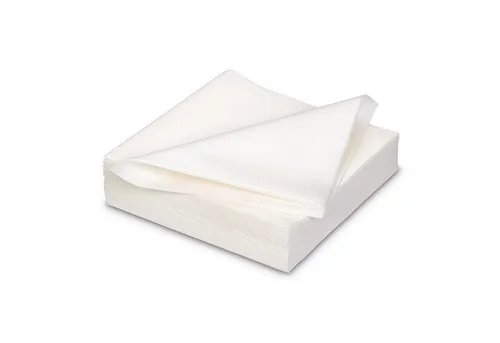 AVA Papierserviette, Servietten stoffähnlich 40x40cm 25 Stück Weiß