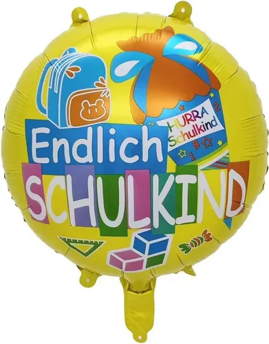 Folienballon Schulbeginn, 