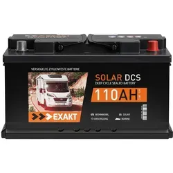 Produktbild EXAKT 110Ah 12V Solarbatterie für Wohnmobil und Boot