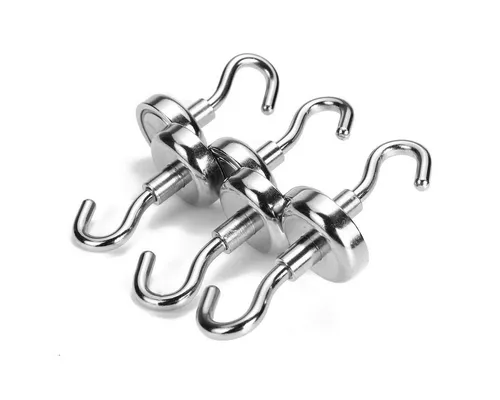 BAYLI Magnet 5er Pack - Haken Magnet klein, super Starker magnetische Haken [Ø