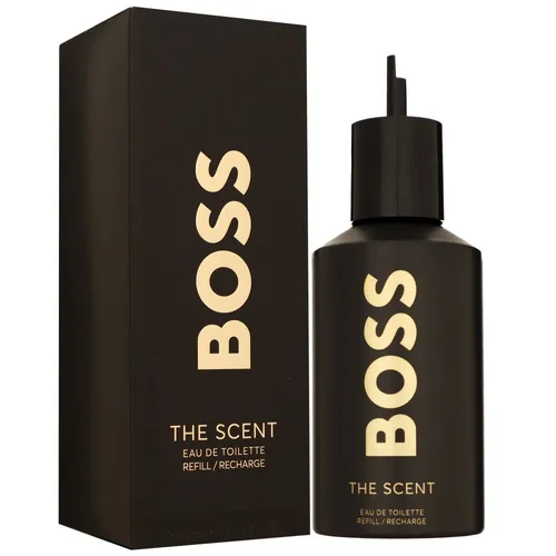 HUGO BOSS BOSS The Scent For Him Eau de Toilette 200 ml - Herrendüfte mit unwiderstehlicher Anziehungskraft, vereint frische Ingwer- und süße Maninka-Noten in einem eleganten, nachfüllbaren Flakon.