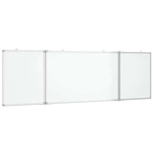 vidaXL Klappbares Magnetisches Whiteboard 160x50 cm - Präsentationstafel mit glatter, leicht zu reinigender Oberfläche. Faltbar und einfach zu montieren, ideal für Schule, Büro oder Zuhause.