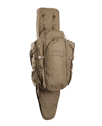 Eberlestock Trekkingrucksack Phantom Dry Earth - Robuster Trekkingrucksack für Abenteuer in der Natur, bietet viel Stauraum und durchdachte Fächer für optimale Organisation.