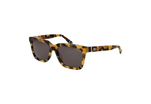 Guess Sonnenbrille GU00064 52N 53 für Herren - Sonnenbrille für Herren, 100% UVA & UVB Schutz, stilvolle gelbe Vollrandfassung aus Azetat, ideal für modebewusste Männer.