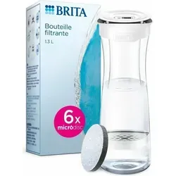BRITA – Filterflasche – Graphite White – 6 MicroDisc-Filter im Lieferumfang enthalten