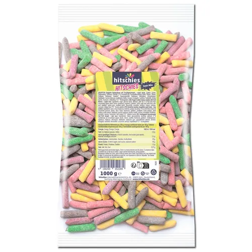 Hitschies Hitschies Sour Mix, saures Kaubonbon, 1 kg Beutel 8,85€/1kg
