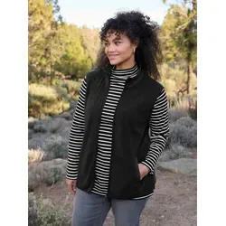 sheego Fleeceweste 302669_40 – Bequeme Outdoor-Jacke