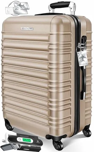 KESSER Reisekoffer Mittlerer Hartschalen-Koffer