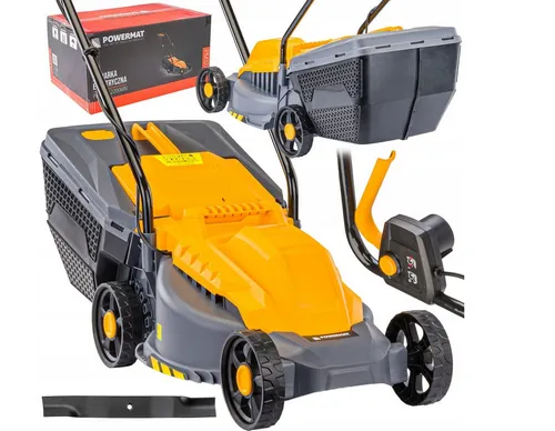 Rasenmäher 2200 W Elektro-Mäher 32 cm von Powermat