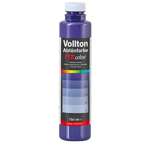 baufan® Vollton- und Abtönfarbe Farbe zum Mischen Innen und Außen Volltonfarbe, Farbtöne für dekorative Anstriche + Abtönen weißer Dispersionsfarben