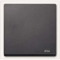 Single Wippe für Wechselschalter Kreuzschalter und Taster anthrazit, Retail