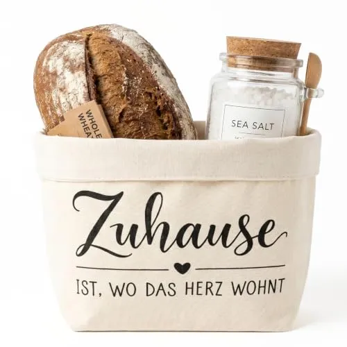 COMOOKA Einzugsgeschenke Brotkorb aus Stoff – Modernes Design für neue Wohnungen