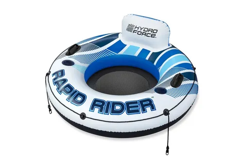 Bestway Hydro Force Rapid Rider Einzel-Schwimmring 122 cm - Luftmatratze für Wasserspaß, ideal für entspannte Tage am Wasser mit extra Stabilität und Komfort.