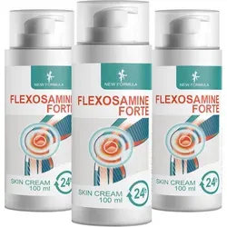 Flexosamine Forte Creme - 100 ml - 3er Pack - Sonstige: Hochwirksame Creme zur Linderung von Gelenkschmerzen, hergestellt in Deutschland für höchste Qualität.