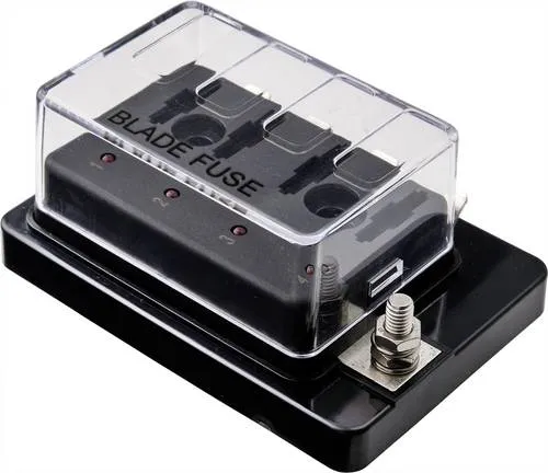 TRU COMPONENTS TC-9070396 TC-9070396 KFZ-Sicherungshalter mit Statusanzeige Passend für (Sicherungen) Flachsicherung Standard 30A