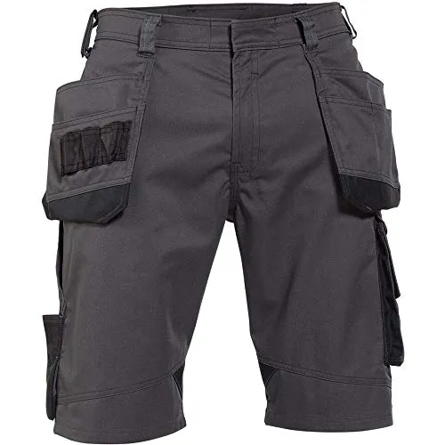 Bionic Arbeitsshorts mit Holstertaschen, anthrazit/schwarz - Größe 56 - Arbeits- & Schutzkleidung mit Cordura® Nageltaschen, wasserabweisendem Stoff und mechanischem Stretch für optimalen Komfort und Haltbarkeit.