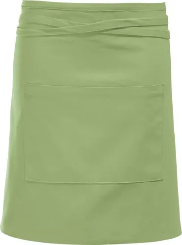 Erwin Müller Kochschürze Halbschürze, Baumwolle Uni in grün von Erwin Müller