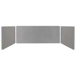 Pronomic Schutzwand Tischtrennwand - Schalldämmender Sichtschutz für optimale Akustik - Trennwände für Büro und Home Office, bieten flexiblen Sichtschutz und optimieren die Raumakustik. Ideal für Großraumbüros zur Schaffung von Ruhebereichen.