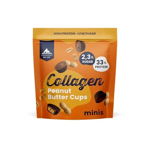 Produktbild Multipower Collagen Butter Cups (6x 70 g) – Proteinreicher Snack mit 10% Kollagen