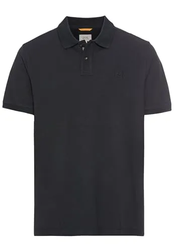 camel active Herren Polohemd 40992F-9P91 Dunkelblau XL - Poloshirt für Herren aus hochwertiger Piqué-Baumwolle, knitterarm und atmungsaktiv – ideal für warme Tage und aktive Momente.