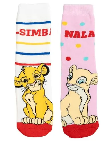 Disney Der König der Löwen ABS Socken für Mädchen von United Labels