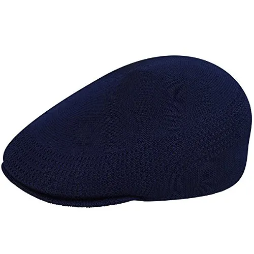 Kangol Herren Tropic Ventair 507 Flache Kappe, Navy, XL - Schirmmützen für Herren, mit gestricktem Stretch-Schweißband für eine bequeme Passform und unisex Design.